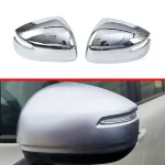 Rearview Mirror Cover Caps Carbon Fiber Style for 2023 Toyota Land Cruiser LC300, Side Mirror Protector Overlay 2pcs