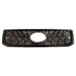 Front Radiator Grille Chrome Trim Replacement for Toyota Land Cruiser Prado FJ120 2018 Style Upgrade