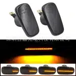 LED Dynamic Side Marker Turn Signal Light Streamer Fender Lamp for Toyota Land Cruiser Prado LC120 LC200 2700