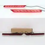Rear Bumper LED Tail Light Brake Lamp Assembly for 2022-2023 Toyota Land Cruiser LC300, Red Lens