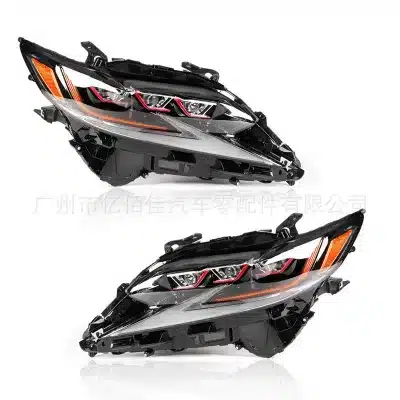 Full LED Headlight Assembly Retrofit for 2012-2016 Lexus ES250 ES300h ES350, Triple Projector Lens Plug-and-Play Full LED Headlight Assembly Retrofit for 2012-2016 Lexus ES250 ES300h ES350, Triple Projector Lens Plug-and-Play