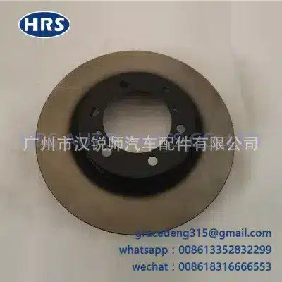Front Brake Disc Rotor Pair Replacement for Toyota Land Cruiser Prado LC150 (2007-Present), OE 43512-60190 43512-60191 Front Brake Disc Rotor Pair Replacement for Toyota Land Cruiser Prado LC150 (2007-Present), OE 43512-60190 43512-60191