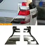 Rear Taillight Frame Cover Trim for Toyota Land Cruiser Prado LC150 FJ150 2013-2017, ABS Chrome-Style Decorative Guards