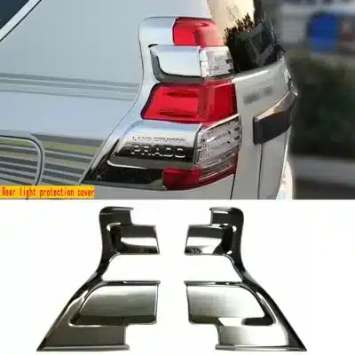 Rear Taillight Frame Cover Trim for Toyota Land Cruiser Prado LC150 FJ150 2013-2017, ABS Chrome-Style Decorative Guards Rear Taillight Frame Cover Trim for Toyota Land Cruiser Prado LC150 FJ150 2013-2017, ABS Chrome-Style Decorative Guards