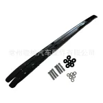 Roof Rack Crossbars Set for Toyota Prado, Aluminum & ABS Luggage Rail Carrier, Silver/Black/White Finish