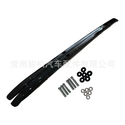 Roof Rack Crossbars Set for Toyota Prado, Aluminum & ABS Luggage Rail Carrier, Silver/Black/White Finish