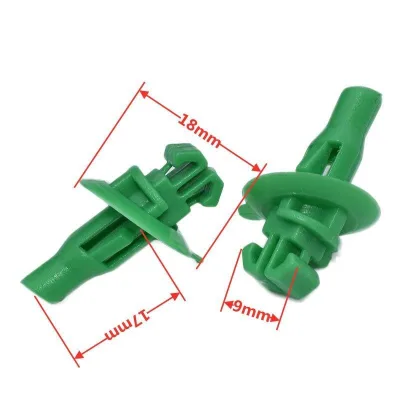 Wheel Arch & Door Guard Moulding Clips Stainless Steel for Toyota Prado LC120 2003-2009 Wheel Arch & Door Guard Moulding Clips Stainless Steel for Toyota Prado LC120 2003-2009