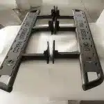 Heavy Duty Manganese Steel Rock Sliders Side Steps for 2003-2009 Toyota Land Cruiser Prado LC120