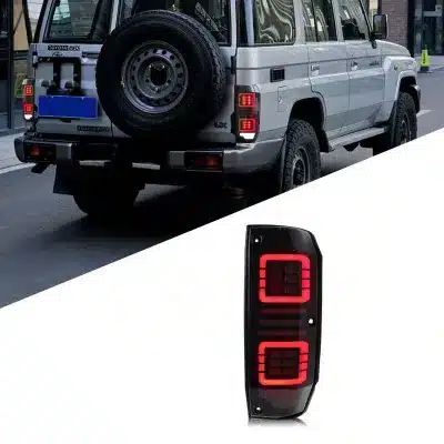 LED Tail Light Assembly for Toyota Land Cruiser LC70, Sequential Turn Signal Brake Driving Lamp, Left or Right Side LED Tail Light Assembly for Toyota Land Cruiser LC70, Sequential Turn Signal Brake Driving Lamp, Left or Right Side