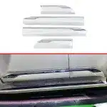 Pearl White Side Body Door Molding Trim Kit for 2023-2024 Toyota Land Cruiser LC300, Anti-Collision Protection Strips