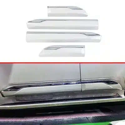 Pearl White Side Body Door Molding Trim Kit for 2023-2024 Toyota Land Cruiser LC300, Anti-Collision Protection Strips Pearl White Side Body Door Molding Trim Kit for 2023-2024 Toyota Land Cruiser LC300, Anti-Collision Protection Strips