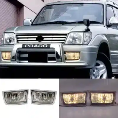 Front Bumper LED Fog Light Assembly for 1996-2002 Toyota Land Cruiser Prado 90 LC90 2700 3400, IP67 Waterproof Front Bumper LED Fog Light Assembly for 1996-2002 Toyota Land Cruiser Prado 90 LC90 2700 3400, IP67 Waterproof