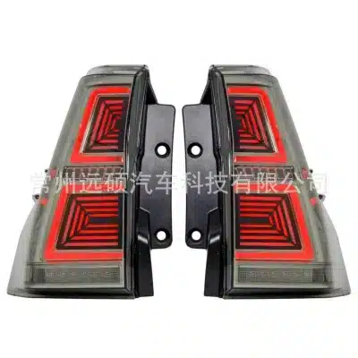 Full LED Rear Tail Light Assembly for Toyota Prado 2011-2018, ABS Housing Rear Lamp Replacement