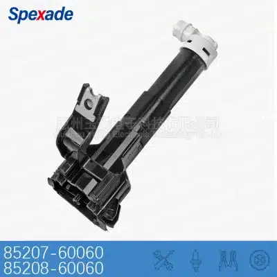 Headlight Washer Nozzle Jet Sprayer for 2012-2015 Toyota Land Cruiser LC200, Front Left and Right Side, OE 85207-60060 85208-60060