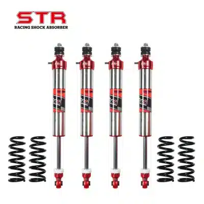 STR Nitrogen Shock Absorber Lift Kit with Thrust Rod and Steering Damper Return Spring for Toyota Land Cruiser LC70 LC77 LC78 STR Nitrogen Shock Absorber Lift Kit with Thrust Rod and Steering Damper Return Spring for Toyota Land Cruiser LC70 LC77 LC78