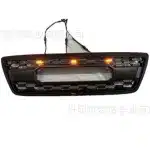 Front Bumper Grille with Integrated LED Lights for 2003-2007 Lexus LX470 LX570, ABS Plastic Performance Modification