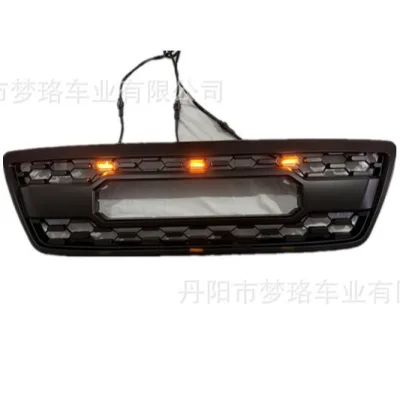 Front Bumper Grille with Integrated LED Lights for 2003-2007 Lexus LX470 LX570, ABS Plastic Performance Modification Front Bumper Grille with Integrated LED Lights for 2003-2007 Lexus LX470 LX570, ABS Plastic Performance Modification