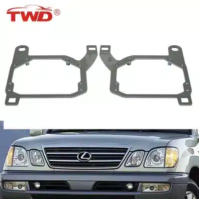 Headlight Lens Modification Mounting Bracket for 2004 Lexus LX470, Heavy-Duty Iron Construction Headlight Lens Modification Mounting Bracket for 2004 Lexus LX470, Heavy-Duty Iron Construction