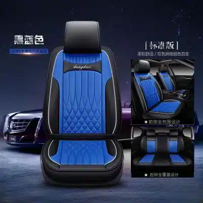 Full Set Universal Fit Leather Car Seat Covers for Toyota Vios Yaris 2021, All-Season Protection with 4 Pillows, Dynamic Black Full Set Universal Fit Leather Car Seat Covers for Toyota Vios Yaris 2021, All-Season Protection with 4 Pillows, Dynamic Black