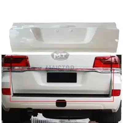Rear Lower Tailgate Door Panel for 2009-2021 Toyota Land Cruiser LC200, Without Spare Tire Cover Rear Lower Tailgate Door Panel for 2009-2021 Toyota Land Cruiser LC200, Without Spare Tire Cover