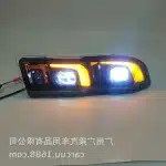 LED Fog Light DRL Assembly with Turn Signal for Mercedes-Benz W204 Sport (C-Class), 3-Function White + Amber Turn Signal + LED Fog