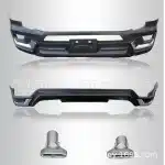 Full Front Bumper Enclosure Kit for Toyota Land Cruiser LC300, Premium PP ABS and Iron Construction