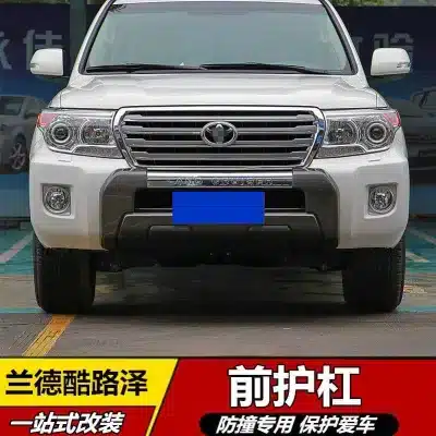 Stainless Steel Front Bumper Guard Bull Bar for 2008-2024 Toyota Land Cruiser LC300 Low-Trim models Stainless Steel Front Bumper Guard Bull Bar for 2008-2024 Toyota Land Cruiser LC300 Low-Trim models