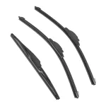 3Pcs Front and Rear Wiper Blades Set for 2009-2020 Toyota Land Cruiser Prado, 26″+20″+12″ Premium Rubber Wipers