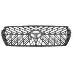 Front Bumper Upper Grille Mesh Replacement for 2008-2012 Toyota Land Cruiser LC200, ABS Plastic