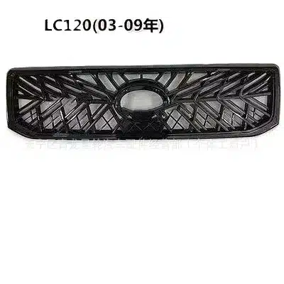 TRD Style Front Grille Gloss Black Mesh Insert for Toyota Land Cruiser Prado FJ120 2003-2009 TRD Style Front Grille Gloss Black Mesh Insert for Toyota Land Cruiser Prado FJ120 2003-2009