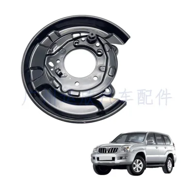 Rear Left Brake Disc Dust Shield Backing Plate 46504-60091 for Toyota Land Cruiser Prado GRJ120 Rear Left Brake Disc Dust Shield Backing Plate 46504-60091 for Toyota Land Cruiser Prado GRJ120