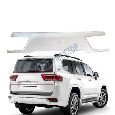 Rear Tailgate Garnish Trim Cover Panel for 2022-2023 Toyota Land Cruiser LC300, ABS Material Rear Tailgate Garnish Trim Cover Panel for 2022-2023 Toyota Land Cruiser LC300, ABS Material