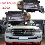 LED Front Headlight Assembly for 2016-2020 Toyota Land Cruiser LC200 & Prado, 45W 4500LM 12V High Brightness Headlamp