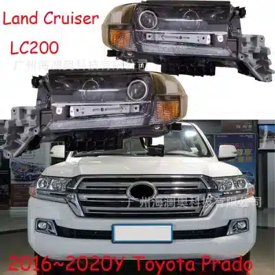 LED Front Headlight Assembly for 2016-2020 Toyota Land Cruiser LC200 & Prado, 45W 4500LM 12V High Brightness Headlamp LED Front Headlight Assembly for 2016-2020 Toyota Land Cruiser LC200 & Prado, 45W 4500LM 12V High Brightness Headlamp
