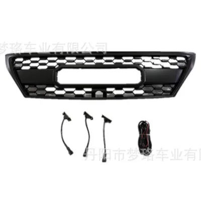 Front Bumper Grille Mesh with Integrated LED Lights for Lexus LX470 LX570 2008-2012, ABS Plastic Front Bumper Grille Mesh with Integrated LED Lights for Lexus LX470 LX570 2008-2012, ABS Plastic