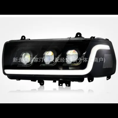 Right Passenger Side Projector LED Headlight Assembly for 1990-2002 Toyota Land Cruiser LC80 FZJ80 4500, Replaces 81110-60470 Right Passenger Side Projector LED Headlight Assembly for 1990-2002 Toyota Land Cruiser LC80 FZJ80 4500, Replaces 81110-60470