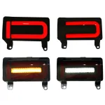 LED Rear Bumper Fog Light Assembly for Toyota FJ Cruiser, G-Style Sequential Flowing Tail Lamp