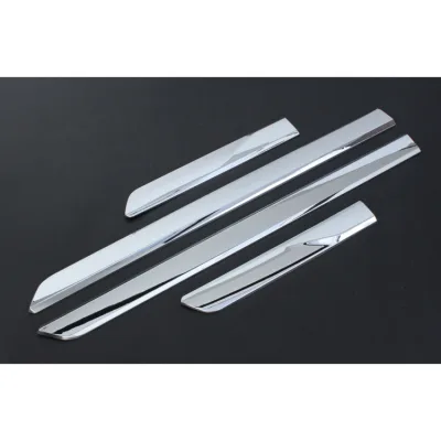Chrome Side Door Molding Body Trim Strip for 2022-2023 Toyota Land Cruiser LC300, ABS Electroplated Anti-Collision Guard