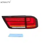 Full LED Tail Light Assembly Smoked Lens Rear Brake Turn Signal Lamp for 2021-2022 Toyota Land Cruiser LC300
