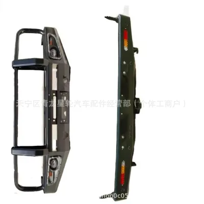 Heavy-Duty Front Off-Road Bull Bar Bumper for Toyota Land Cruiser FJ79 2007-2021, Carbon Steel Construction Heavy-Duty Front Off-Road Bull Bar Bumper for Toyota Land Cruiser FJ79 2007-2021, Carbon Steel Construction