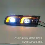 LED Fog Light DRL Assembly with Turn Signal for Mercedes-Benz W204 Sport (C-Class), 3-Function White + Amber Turn Signal + LED Fog