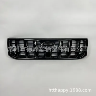 Front Radiator Grille Gloss Black Replacement for Toyota Land Cruiser Prado FJ120 2003-2009 Front Radiator Grille Gloss Black Replacement for Toyota Land Cruiser Prado FJ120 2003-2009