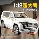 1:18 Scale Toyota Land Cruiser LC300 Alloy Die-Cast Model Car, Off-Road Vehicle Collectible with Sound and Light