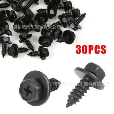 Fender Liner Screw Fastening Clip 90159-60498 for Toyota Camry Corolla, Wheel Cover Lower Shield Bolt Fender Liner Screw Fastening Clip 90159-60498 for Toyota Camry Corolla, Wheel Cover Lower Shield Bolt