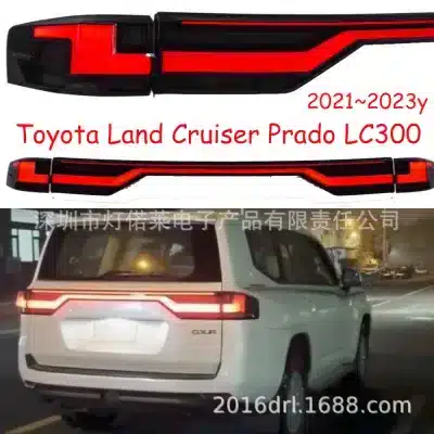 Rear LED Tail Light Through Lamp Assembly for 2021-2023 Toyota Land Cruiser LC300, 6000K Trunk Light Rear LED Tail Light Through Lamp Assembly for 2021-2023 Toyota Land Cruiser LC300, 6000K Trunk Light