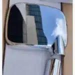 Rear Tailgate Mirror Cover Trim Black Replacement for Toyota Hiace 200 Series 2005-2018