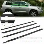 4pcs Window Weatherstrip Seal Belt Molding for 2003-2008 Lexus RX330 RX350 RX400h, OE 75710-48031 75720-48031