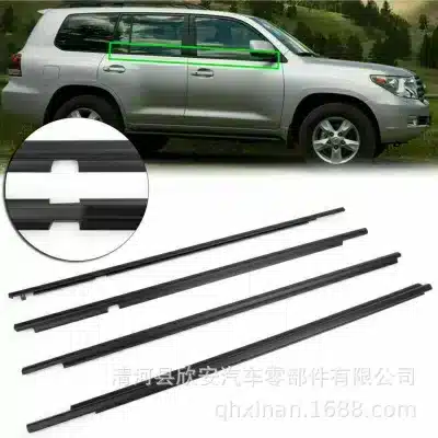4pcs Window Weatherstrip Seal Belt Molding for 2003-2008 Lexus RX330 RX350 RX400h, OE 75710-48031 75720-48031 4pcs Window Weatherstrip Seal Belt Molding for 2003-2008 Lexus RX330 RX350 RX400h, OE 75710-48031 75720-48031