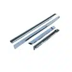 Chrome Side Door Body Molding Trim Strips 4pcs Set for Toyota Land Cruiser LC200, Anti-Collision Protection Strips
