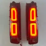 LED Tail Light Assembly Smoked Lens for 2005-2018 Toyota Hiace 200 Series, Brake & Turn Signal Lamps